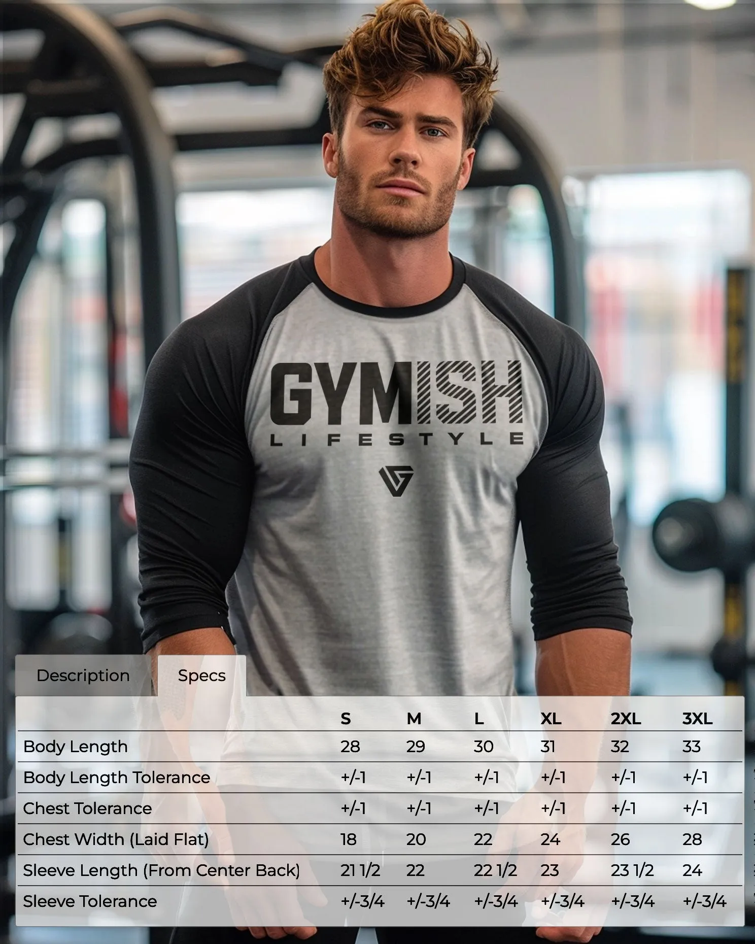 110. RAGLAN Fitness Before Business Funny Workout Gym T-Shirt for Men