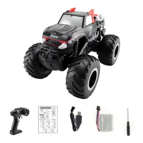 2.4GHz RC Monster Truck 1:16 Scale RC All Terrain Car Toy Off Road RC Truck for Kids Red