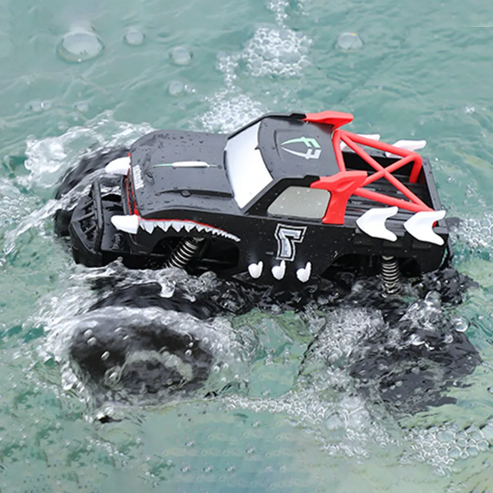 2.4GHz RC Monster Truck 1:16 Scale RC All Terrain Car Toy Off Road RC Truck for Kids Red