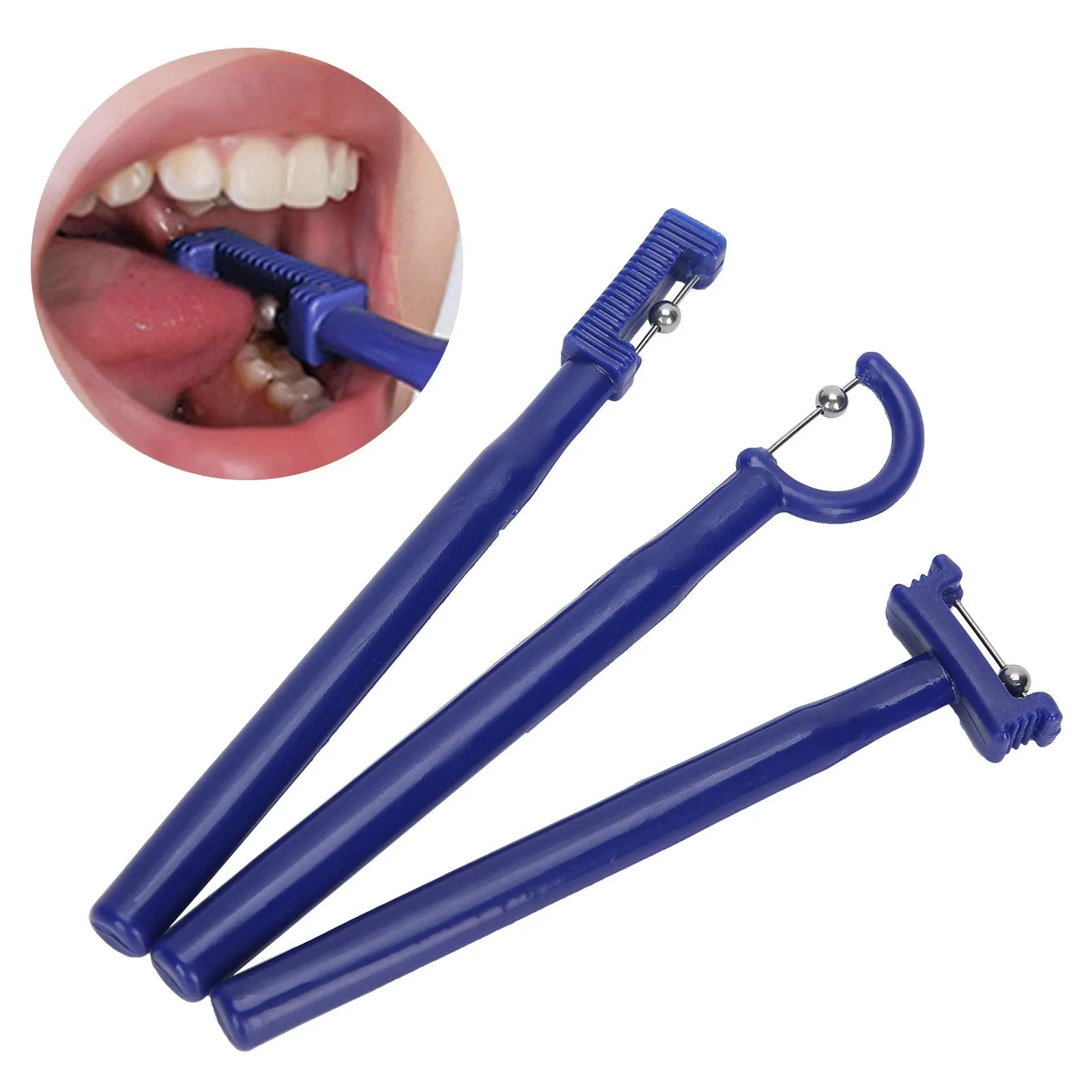 3-piece Tongue Tip Exercise Set, Children Tongue Tip Exerciser Mouth Trainer Oral Muscle Strength Tongue Training Tool for Clear Speech