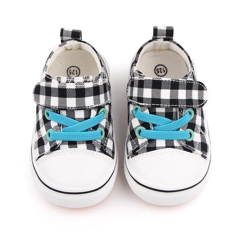 Angelodini™ Velcro Checkered Classic Toddler Shoes
