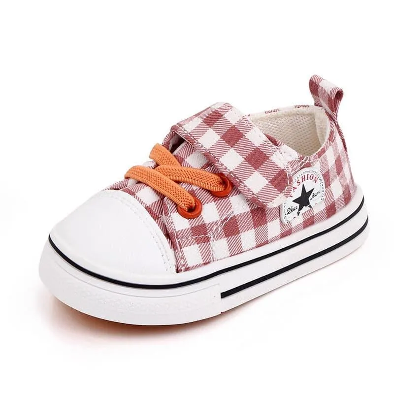 Angelodini™ Velcro Checkered Classic Toddler Shoes