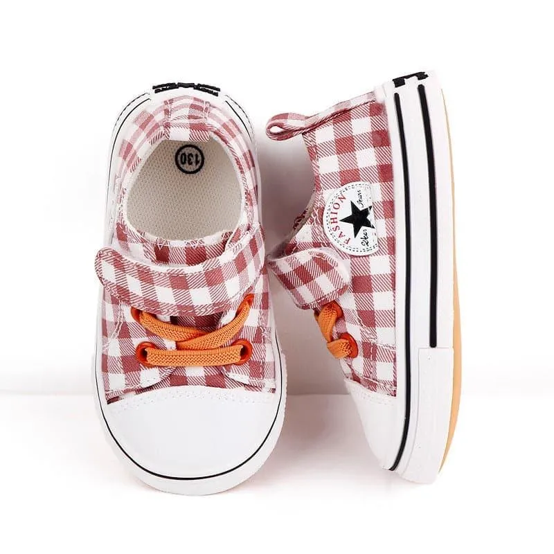 Angelodini™ Velcro Checkered Classic Toddler Shoes
