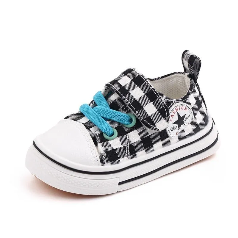 Angelodini™ Velcro Checkered Classic Toddler Shoes