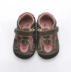 BABY GIRL SIZE 4 TODDLER - STRIDE RITE, Leather Comfort Shoes EUC B2