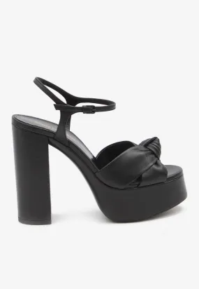 Bianca 125 Leather Platform Sandals