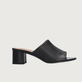 Bibi Lou Amira Leather Black Mules
