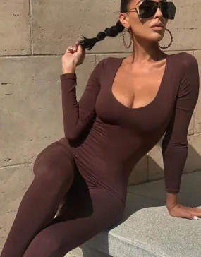 Bodycon Fitness Playsuit Jumpsuit