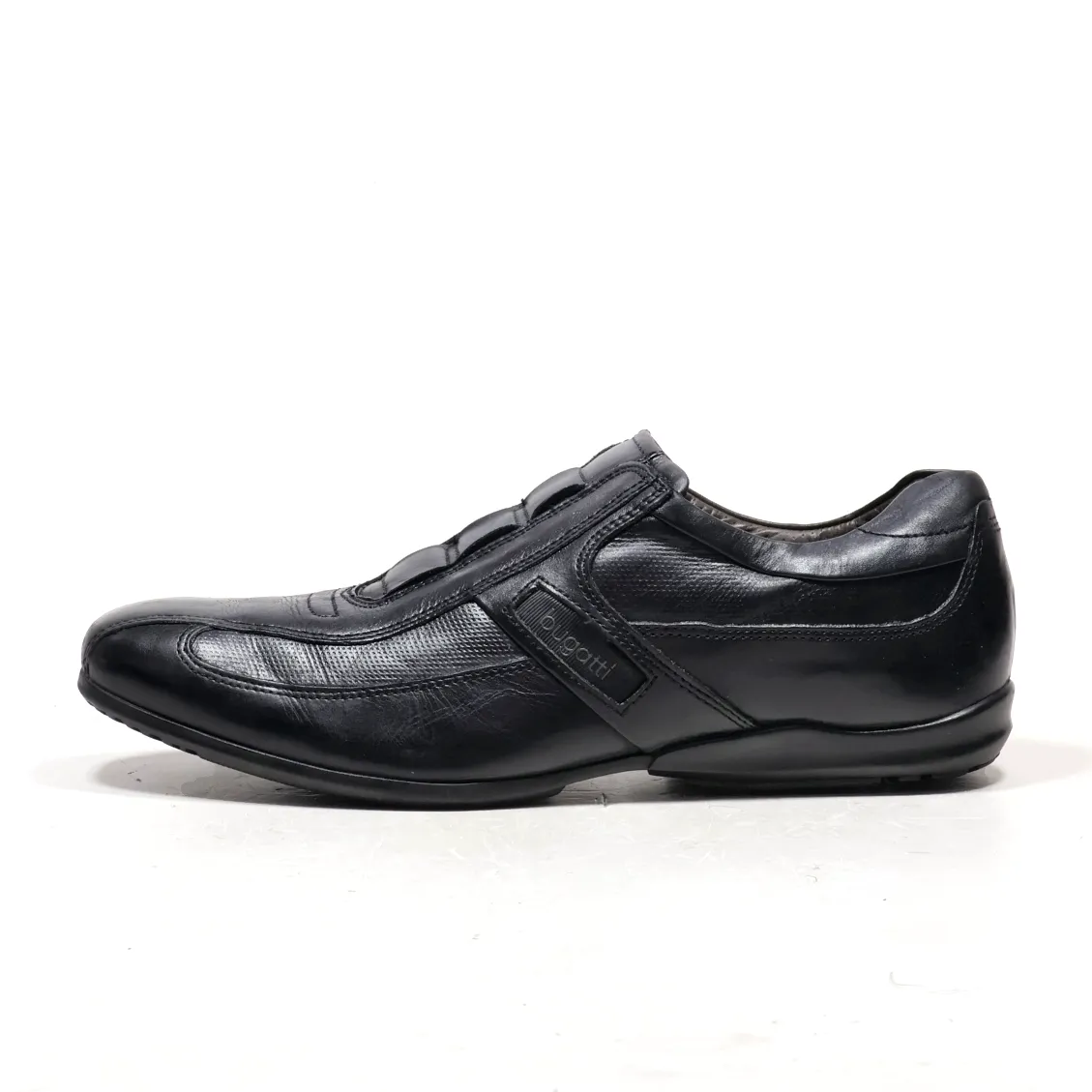 Bugatti Formal Slip Ons Leather Black Colour For Men