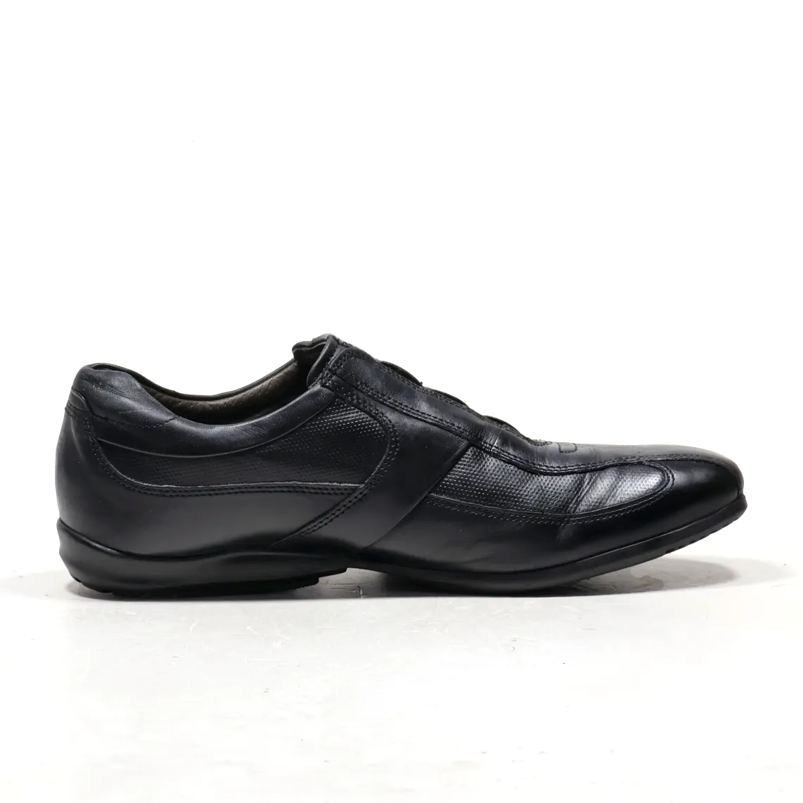 Bugatti Formal Slip Ons Leather Black Colour For Men