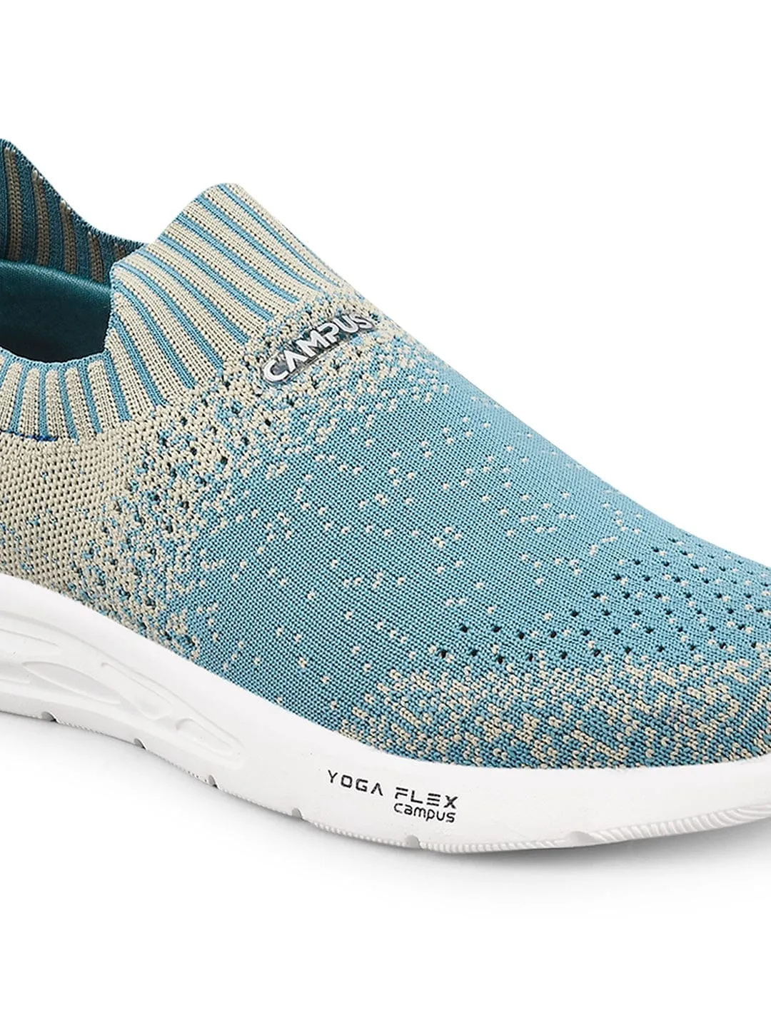 CAMP-SPINDA Blue Women's Slip-ons