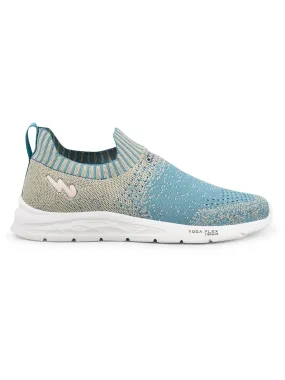 CAMP-SPINDA Blue Women's Slip-ons