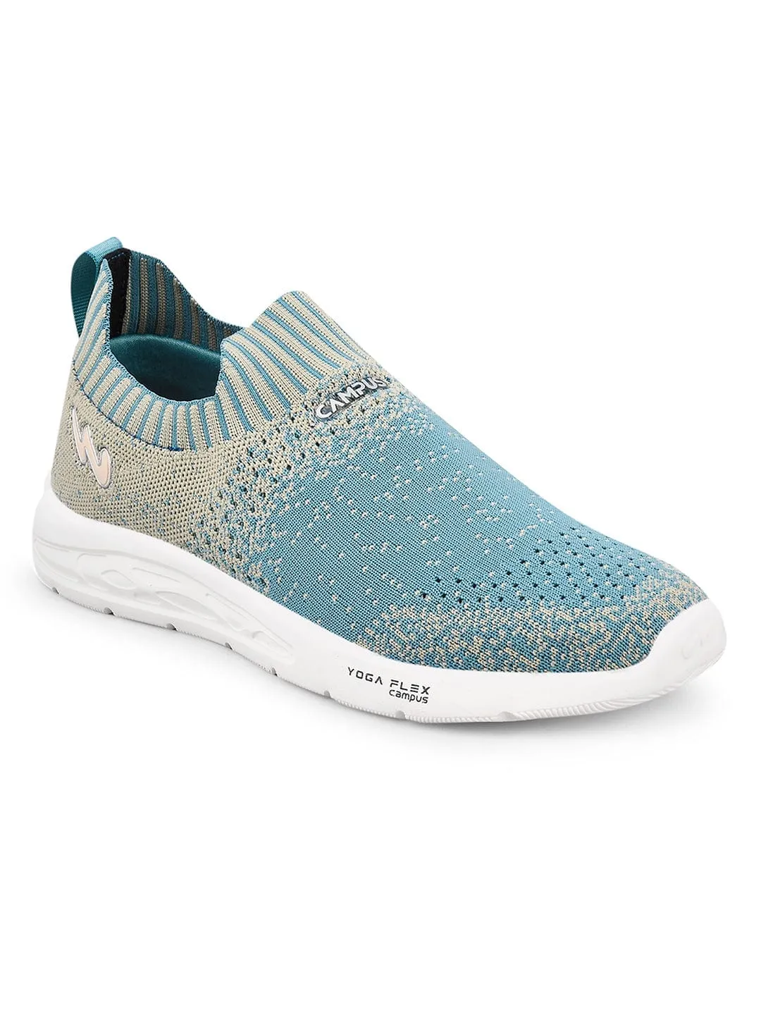 CAMP-SPINDA Blue Women's Slip-ons