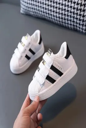 Children's White Non-slip Sneakers