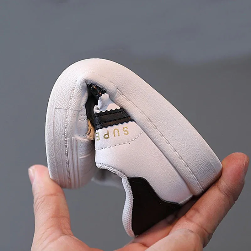 Children's White Non-slip Sneakers