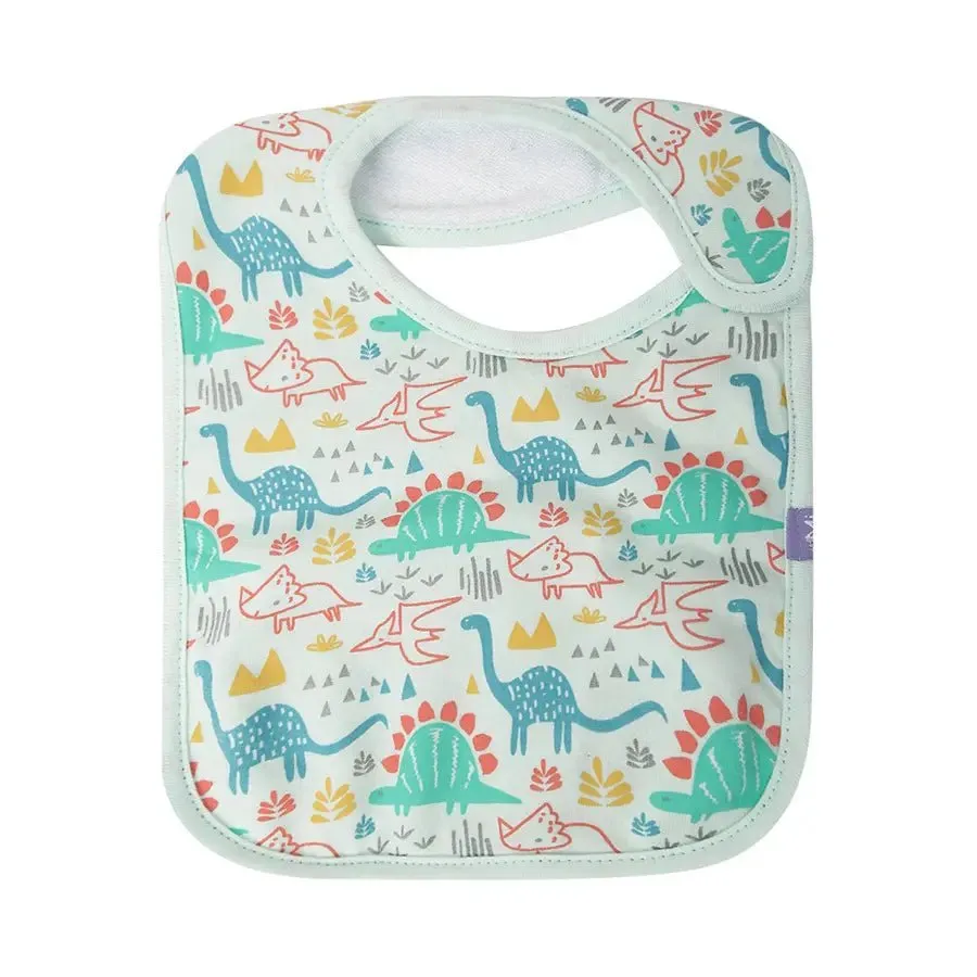 Dino Print Baby Boy Toddler Bib (Pack of 3)