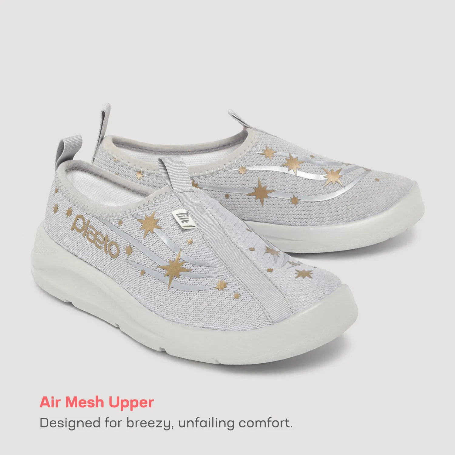 EZPlay Slip Ons for Kids- Grey