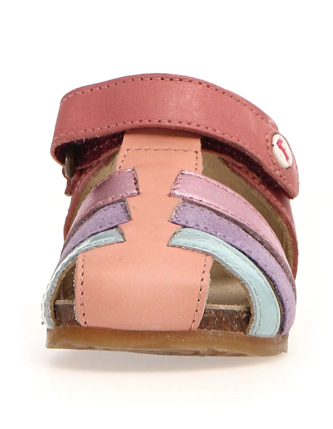 Falcotto Alby | Clay Metallic Toddler Sandals