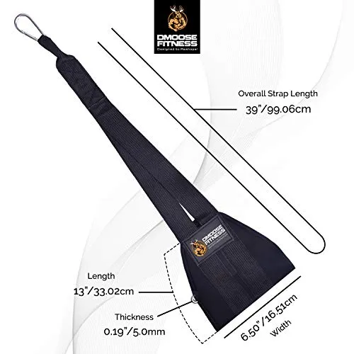 Fitness Hanging Ab Straps for Abdominal Muscle Building & Core Strength Training