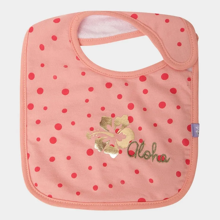 Flamingo Print Baby Girl Toddler Bib (Pack of 3)