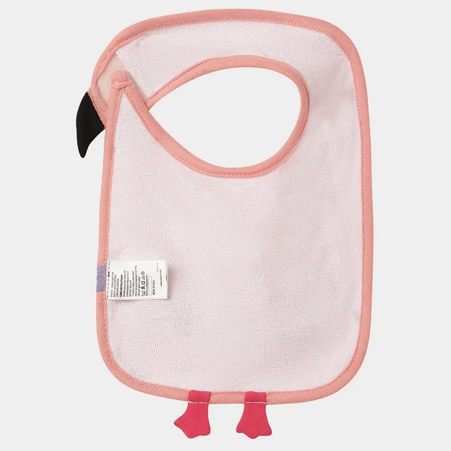 Flamingo Print Baby Girl Toddler Bib (Pack of 3)
