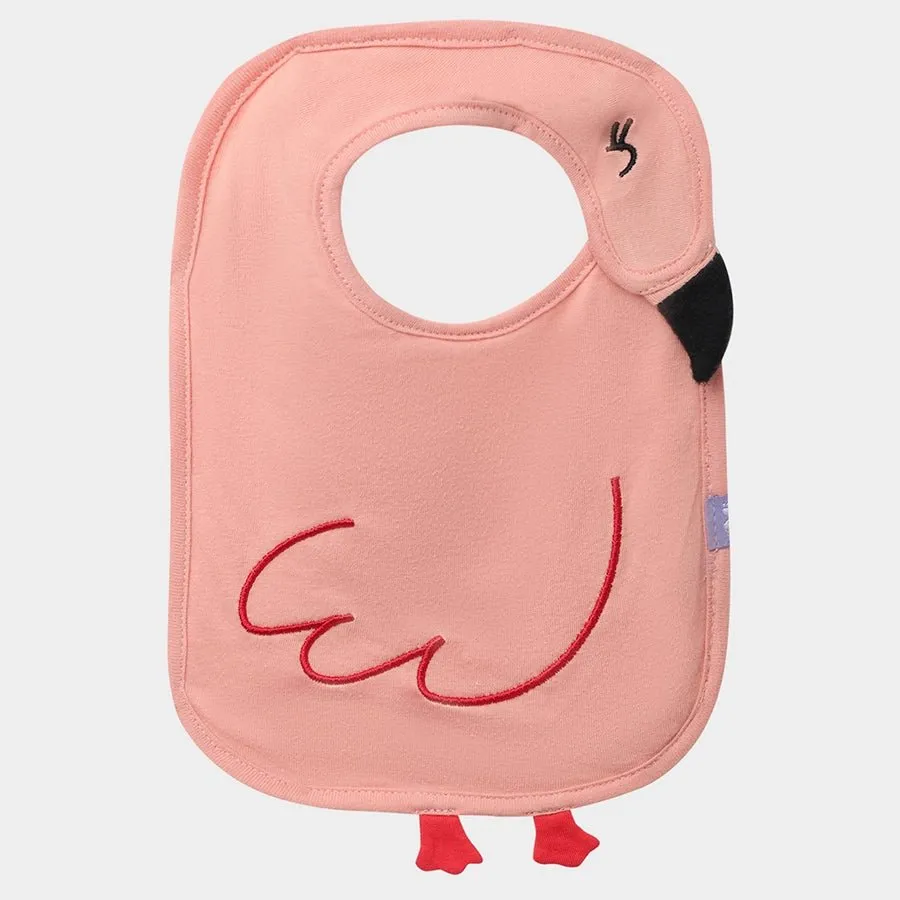 Flamingo Print Baby Girl Toddler Bib (Pack of 3)
