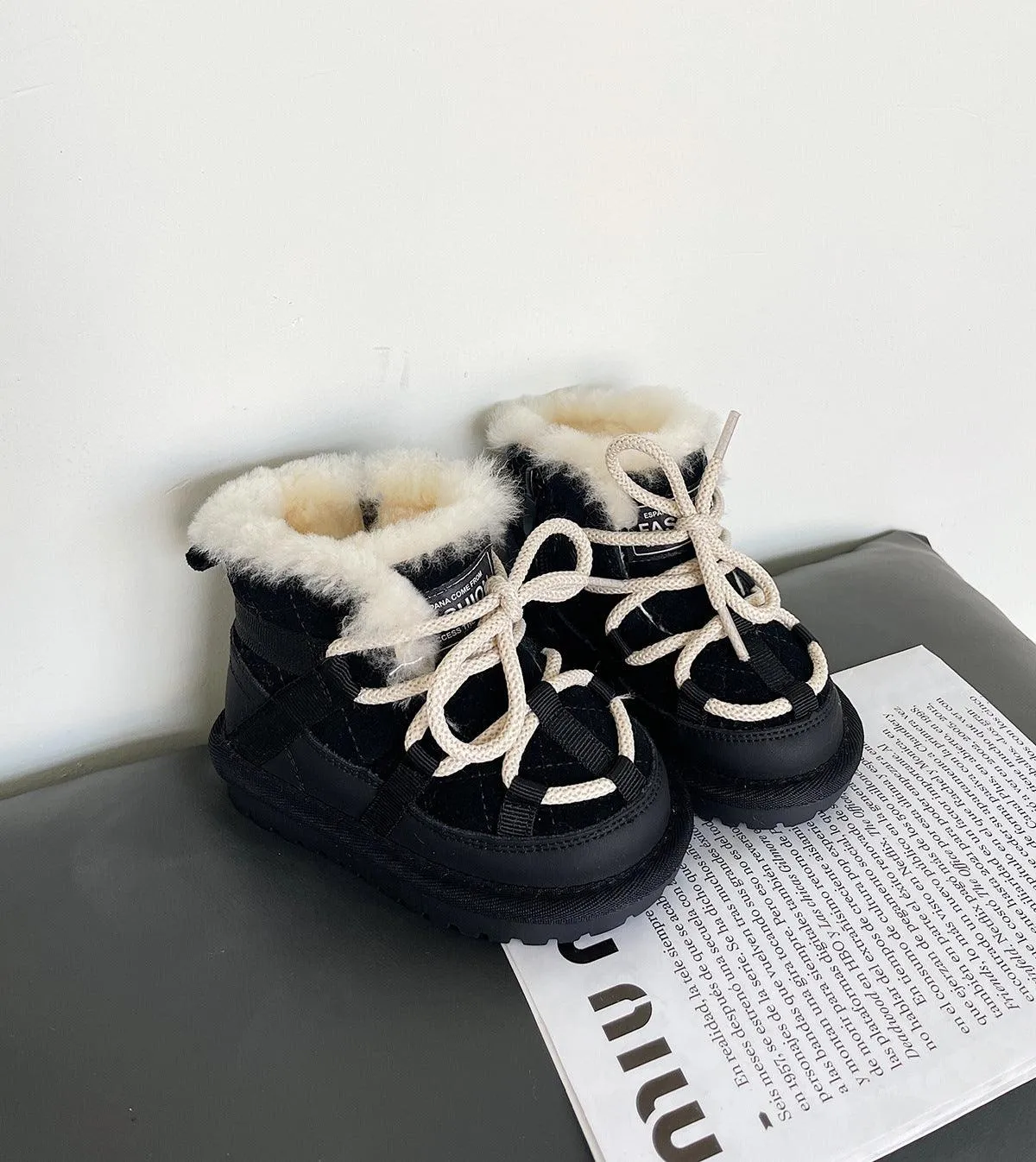 Fleece-lined Warm Boys Toddler Shoes