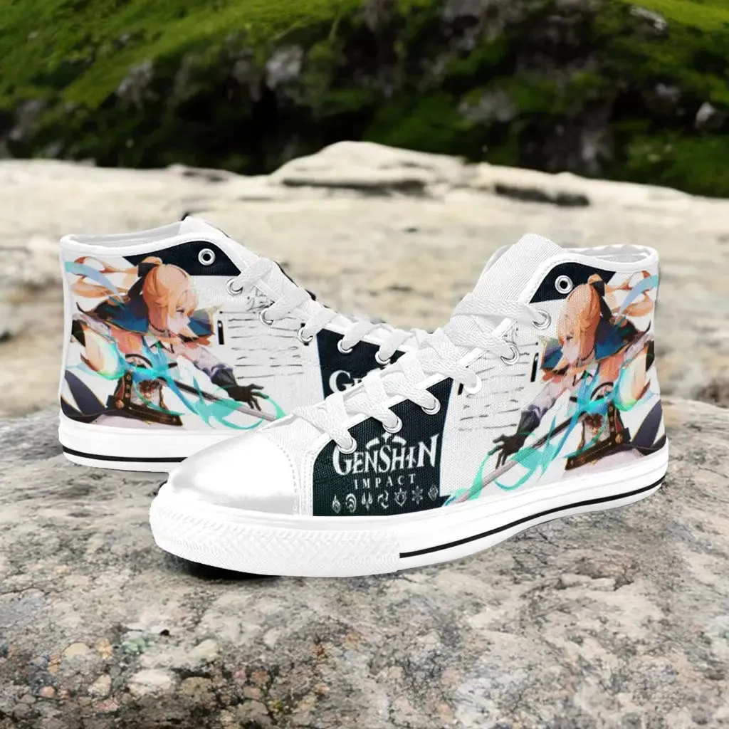 Genshin Impact Jean Gunnhildr Shoes High Top Sneakers for Kids and Adults