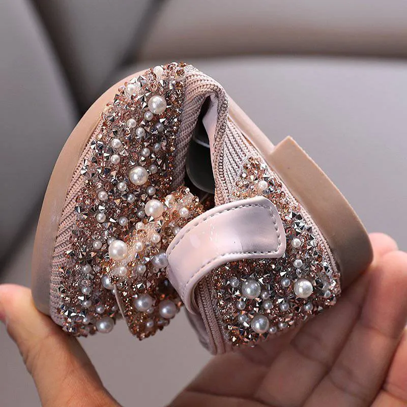 Girls Party Shoes  with Shiny stone