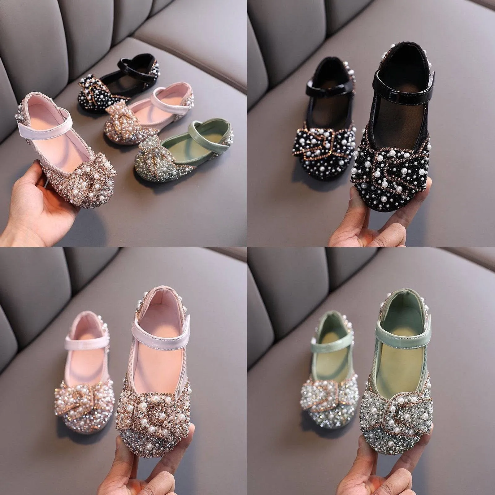 Girls Party Shoes  with Shiny stone
