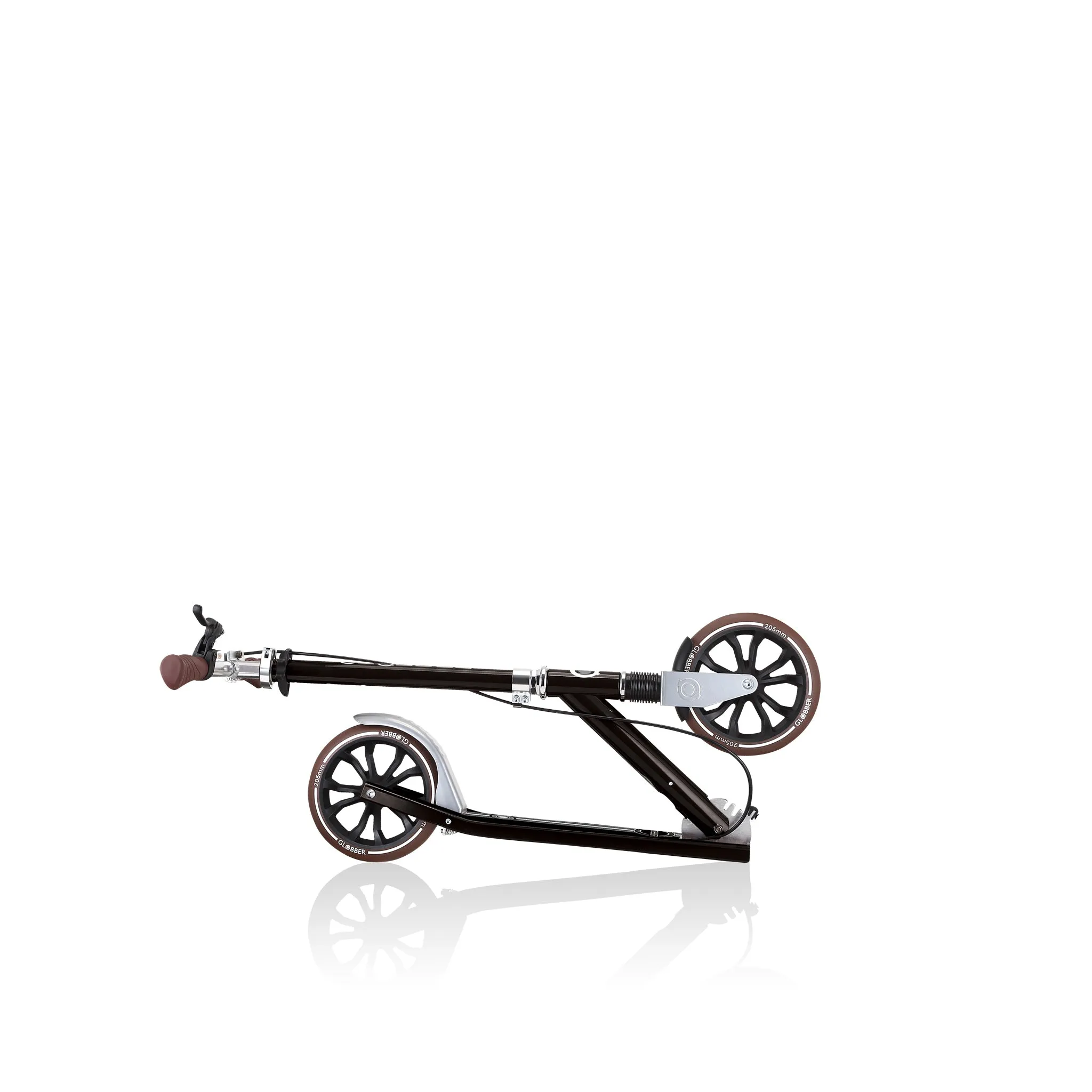 Globber NL 205 Deluxe Foldable Scooter - Vintage Black (8Y )
