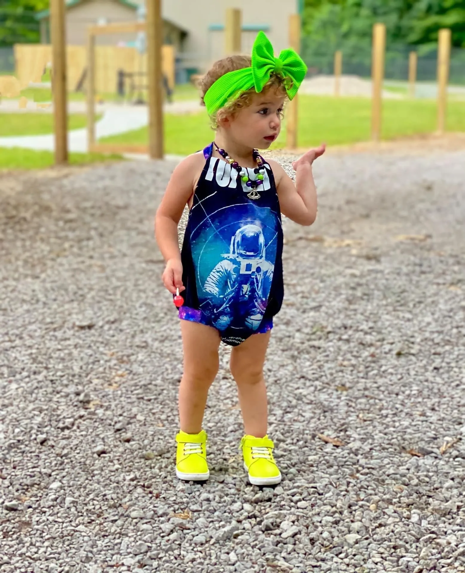 Glow Stick High Top Sneaks