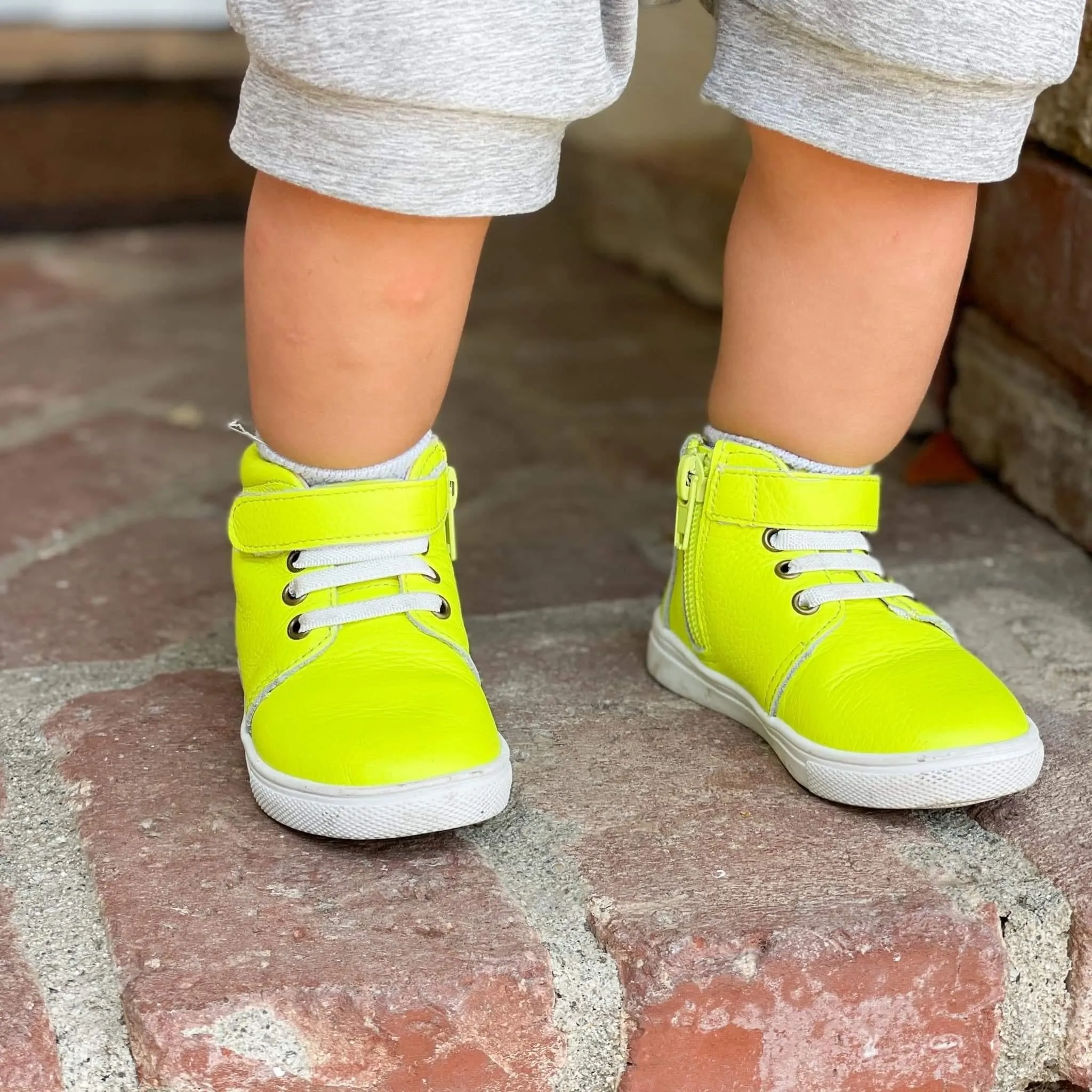 Glow Stick High Top Sneaks