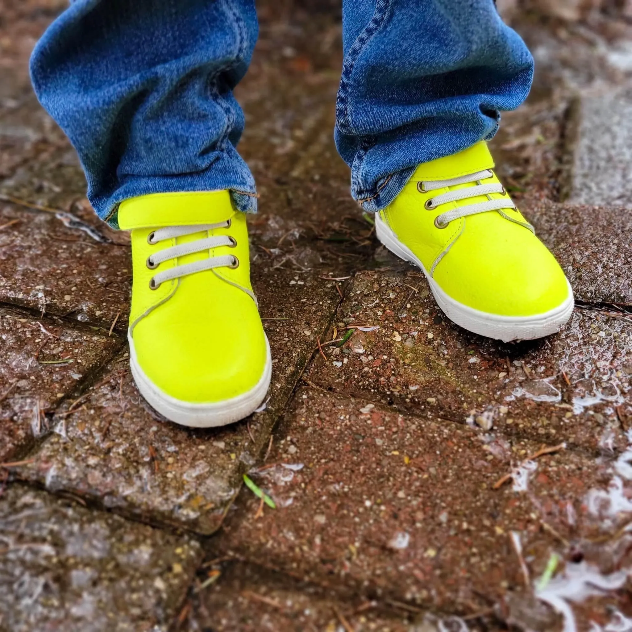 Glow Stick High Top Sneaks