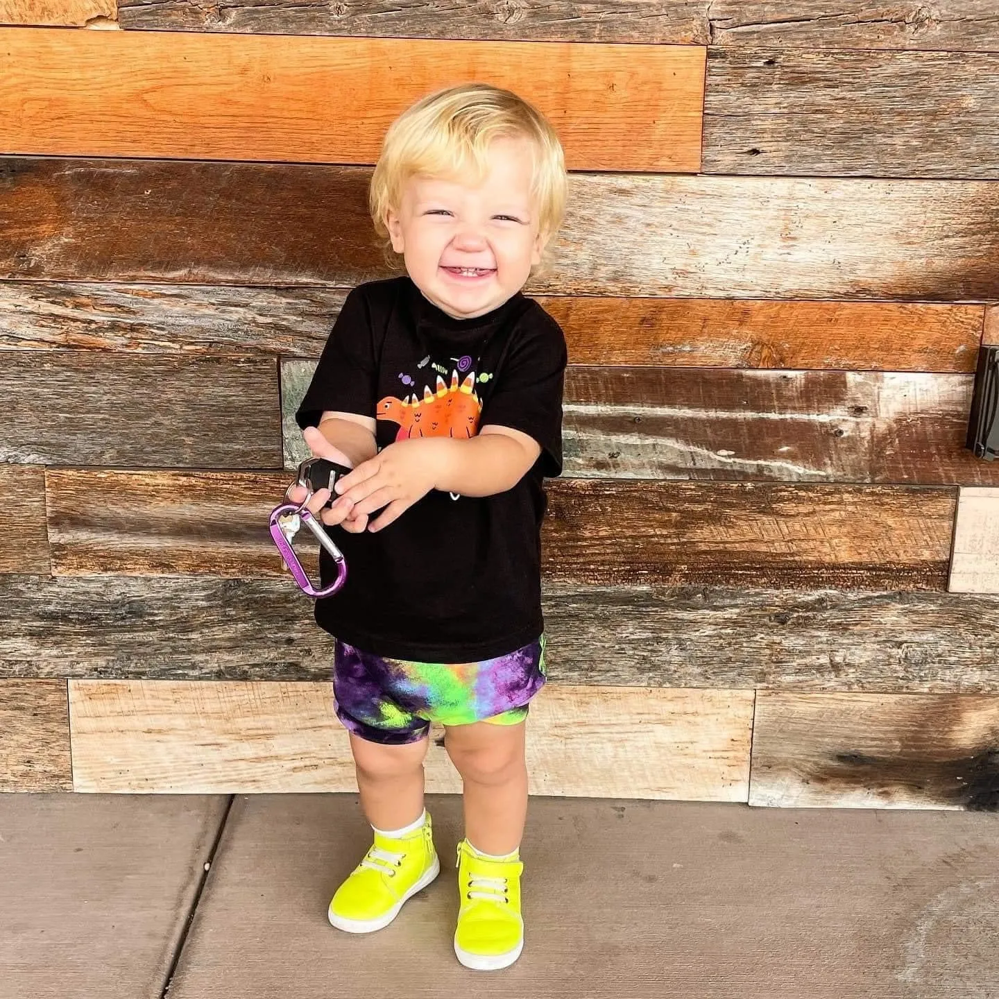 Glow Stick High Top Sneaks