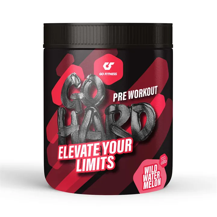 Go Fitness Go Hard Pre Workout 400g Wild Watermelon