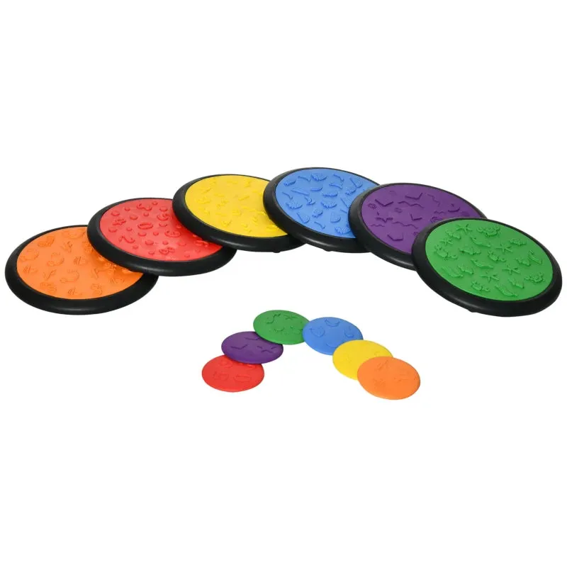 HOMCOM Sensory Balance Step Discs for Kids