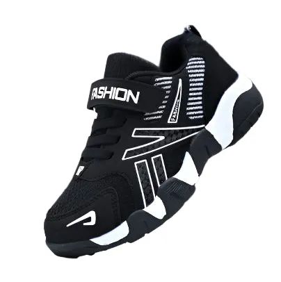 Kids Sport Sneakers - Anti-Slip Leather Casual Shoes for Boys and Girls