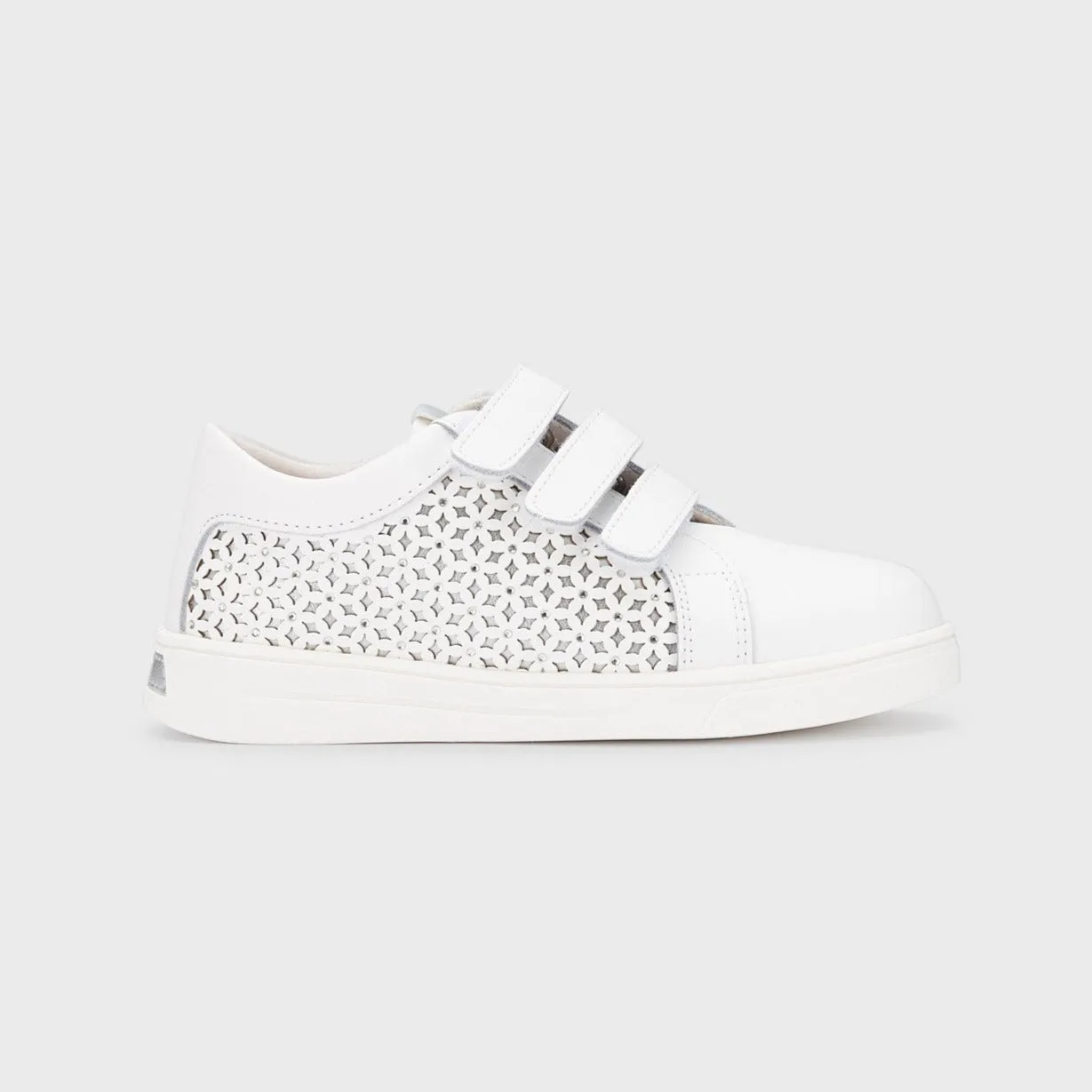 Mayoral Girl's White Detailed Trainers