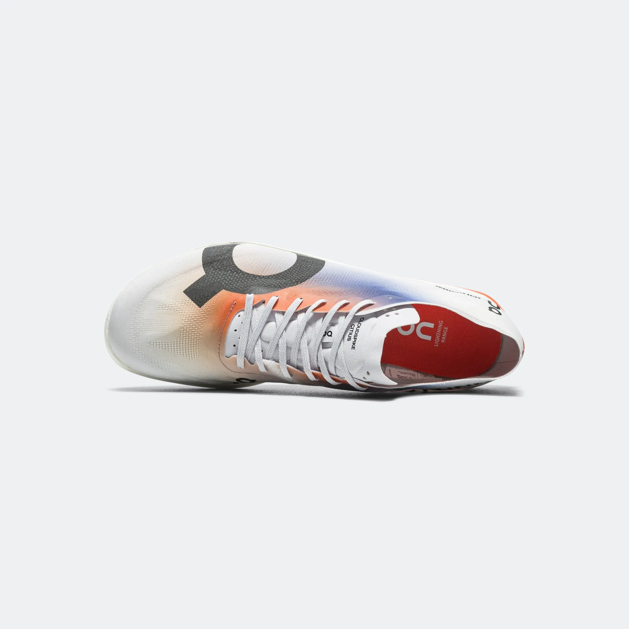 Mens Cloudspike Citius - White/Flame