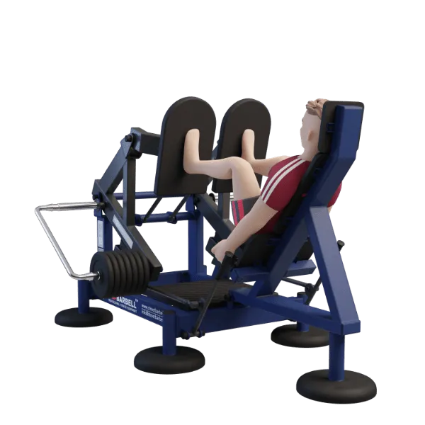 OUTDOOR FITNESS EQUIPMENT STREETBARBELL LEG PRESS