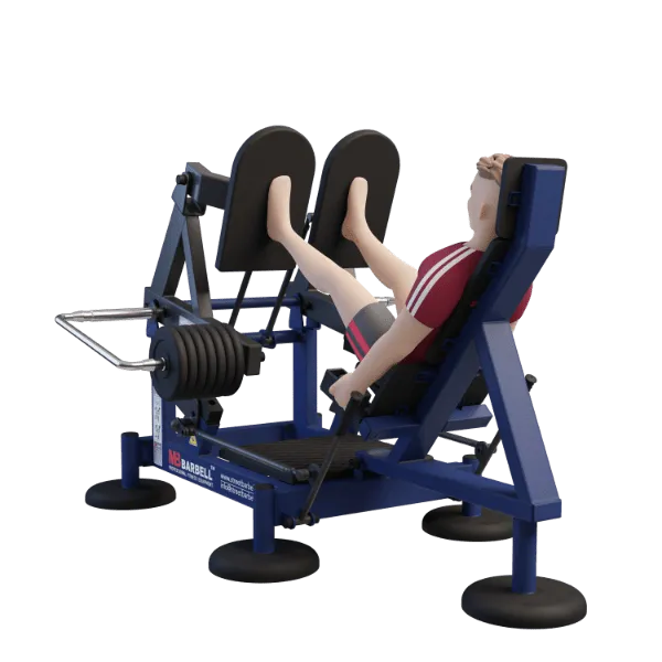 OUTDOOR FITNESS EQUIPMENT STREETBARBELL LEG PRESS