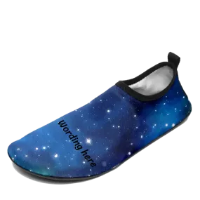 Personalized Name Sneaker Shoes, AQUA-210527008