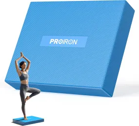 PROIRON Balance Pad Non-Slip Cushioned PU Mat(Better Resilience Than TPE) & Ankles larger Knee Pad(50 X 40 X 5.5 cm) for Physical Therapy, Rehabilitation, Strength Stability Training, Yoga & Fitness