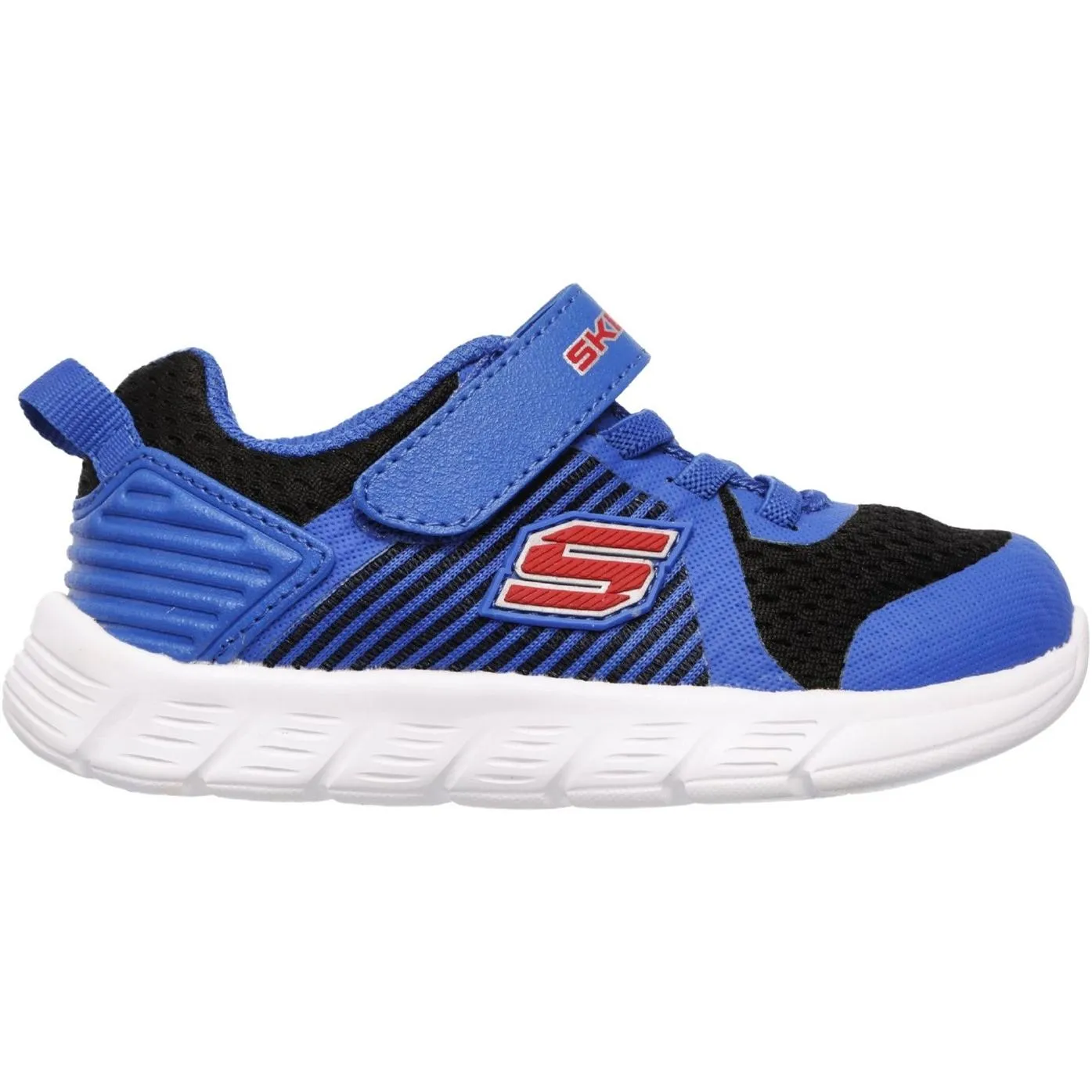 Skechers Comfy Flex Hyper Stride Touch Fastening Trainer
