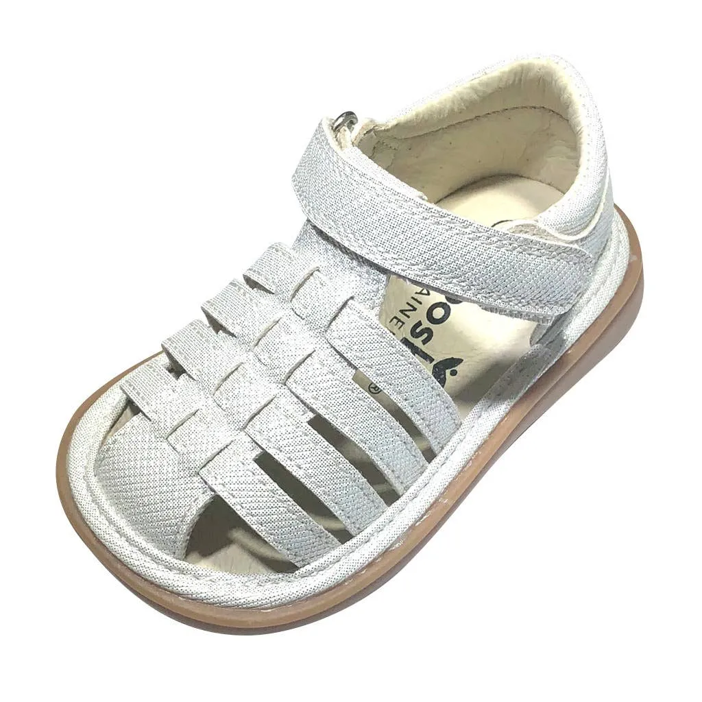 Sunny Pearl Baby Toddler Girls Squeaky Shoes Sandals | Size 3 4 7 8 9