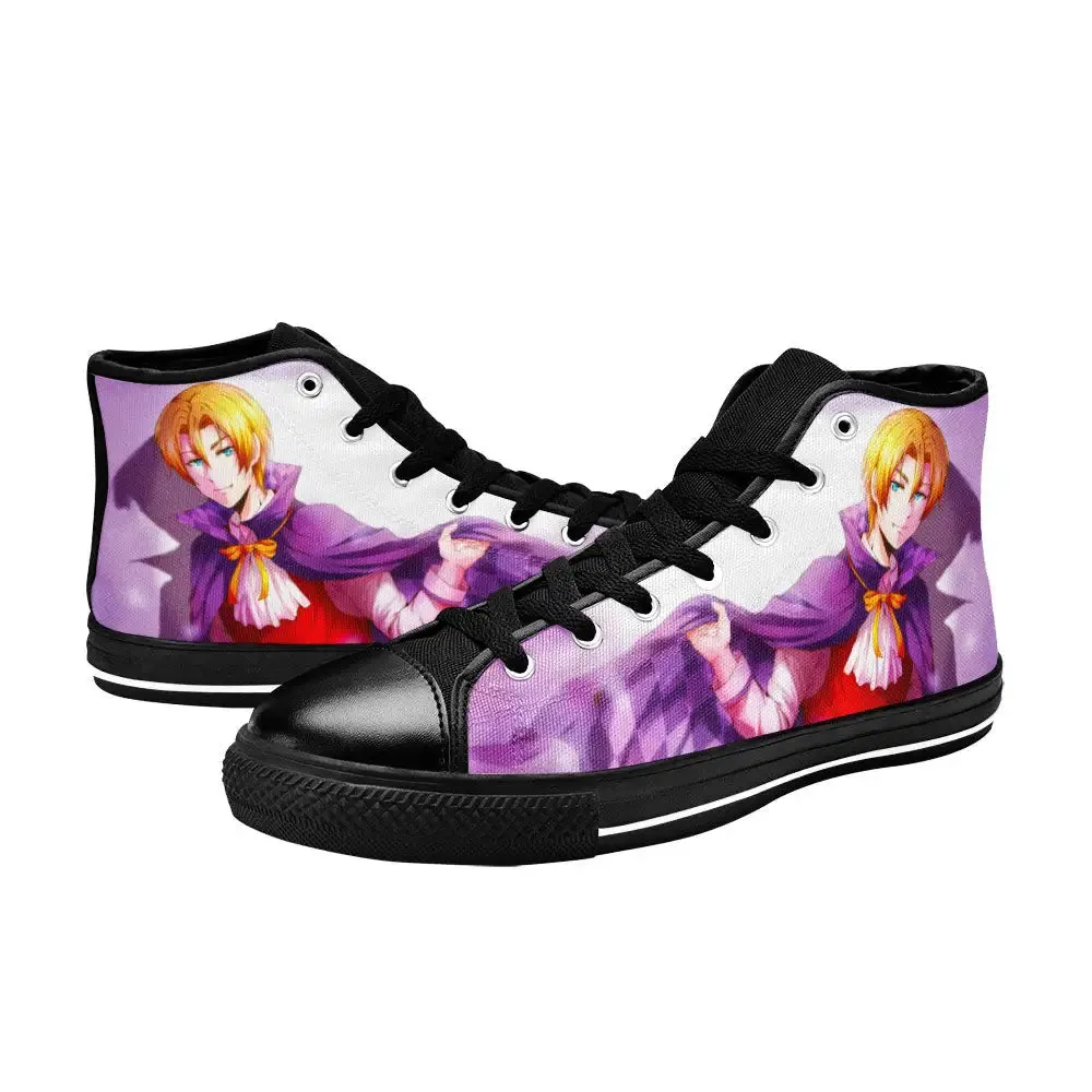 Takumi Aldini Shokugeki no Souma Shoes High Tops Sneakers for Kids and Adults