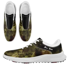 Unique Gift,Personalized Camo Collection Sneakers, Custom Fashion Golf Shoes, Premium Golf Sneakers
