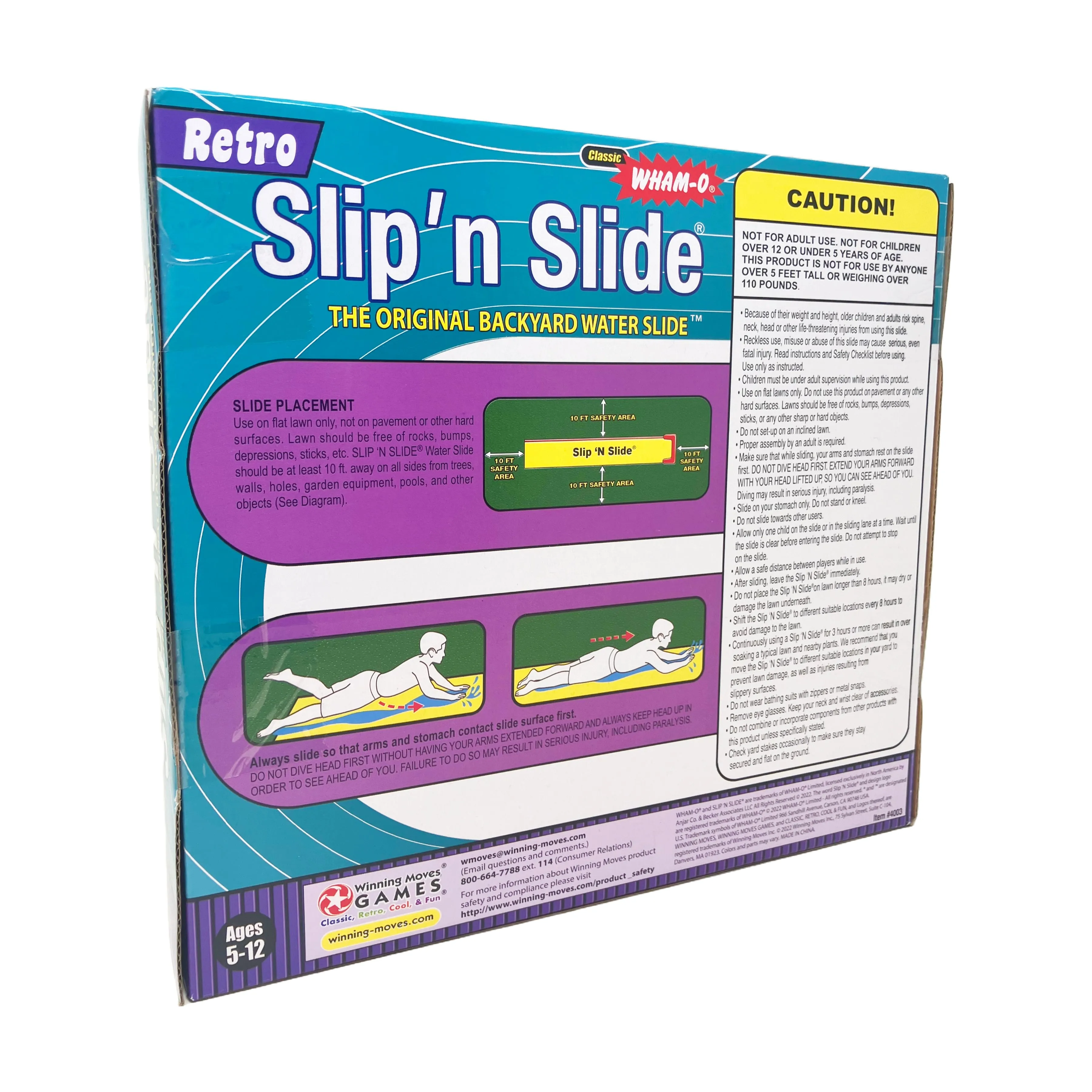 Wham-O Classic Retro Slip' n Slide Water Slide